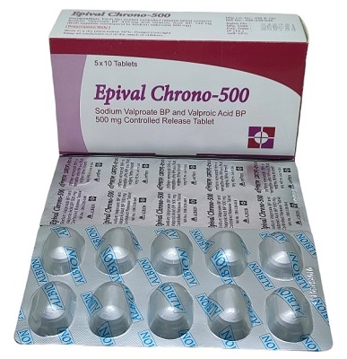 Epival Chrono-500 Controlled Release F.C. Tablet